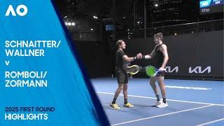 Schnaitter/Wallner v Romboli/Zormann Highlights | Australian Open 2025 First Round