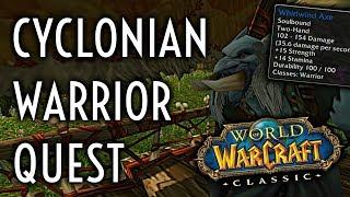 WoW Classic Guide - Cyclonian - Warrior Class Quest