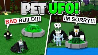 PET UFO!!! (ABDUCTS PEOPLE) - Build A Boat For Treasure