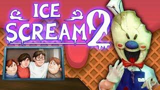 СМЕШНОЕ прохождение МОРОЖЕНЩИКА 2 часть Каспер играет в Ice sream 2