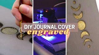 Making a moonphase journal | Bookbinding tutorial
