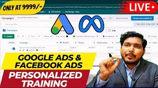 Live Facebook Ads Personalized Training  Facebook Ads Course for Beginner