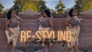 STYLING PLUS SIZE VIRAL TIKTOK OUTFIT FROM PRETTYLITTLETHING | 3X