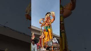 Ganpati bappa morya | Narasimha avatar Ganesh at Ganesh visarjan 2024 #ganeshvisarjan #shorts