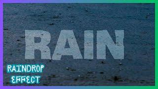 Master the Raindrop Cinematic Text Effect in Filmora Wondershare | Step-by-Step Tutorial