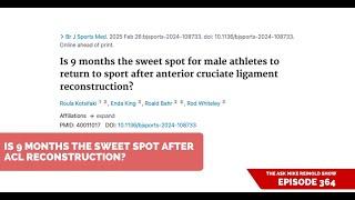 Is 9 Months the Sweet Spot After ACL Reconstruction?