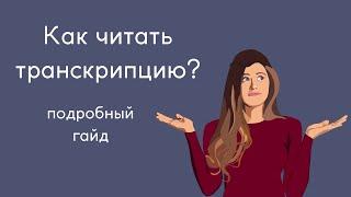 ГАЙД ПО ТРАНСКРИПЦИИ АНГЛИЙСКОГО