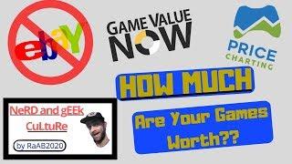 GAME VALUE NOW AND PRICE CHARTING TUTORIAL  (How-To Track your Video Game Collection)