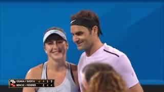 Switzerland v Japan mixed doubles highlights (RR) | Mastercard Hopman Cup 2018