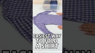How to Fold Shirts Like a Pro  | Trending Hack #ShirtFolding #FoldingHack #Organize #ClosetGoals