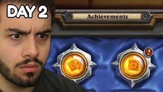 TODAY I AM Completing Hardest Achievement in Hearthstone