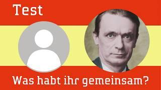 Was Du mit Rudolf Steiner gemeinsam hast - finde es heraus