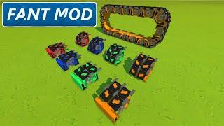 Scrap Mechanic Survival | Fant Mod 16.8 - NEW MODULAR TANK TRACKS