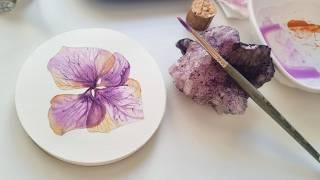 Discover the Secret to Painting Transparent Hydrangea Flower in Watercolor