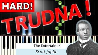  The Entertainer (Scott Joplin) - Piano Tutorial (TRUDNA! wersja)  NUTY W OPISIE 