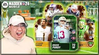 CAN THE BEST RECEIVERS CARRY THE WORST QB!! Madden Mobile 24 Gameplay!!