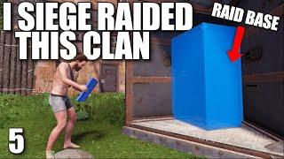 WHEN A 24,000+ HOUR SOLO VETERAN TRIES TO ONLINE SIEGE RAID A CLAN | Solo Rust