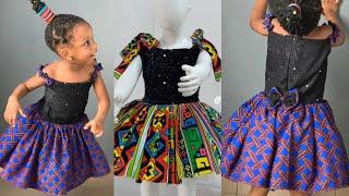 Part 2 Of How To Sew Kids Trendy Plain And Pattern Short Dress