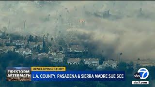 LA County sues Southern California Edison over deadly Eaton Fire