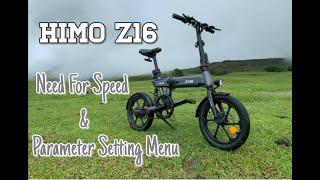 E Bike Xiaomi Himo Z16 | Need For Speed | Parameter Setting Menu