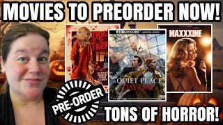 MOVIES TO PREORDER NOW - A Quiet Place Day One, Maxxxine and Trick r' Treat!