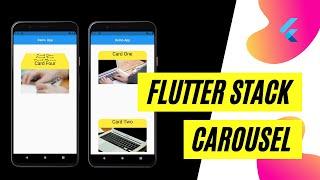 Flutter Stack Card UI | Flutter Exploring Packages | Flutter Tutorials