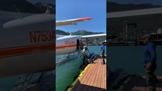 Alaskan Sea Plane Ride from Juneau to the Taku Glacier and the Taku Lodge #travel #alaska #mountains