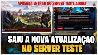 APRENDA AGORA COMO ENTRAR NO SERVIDOR DE TESTE!! - Albion Online