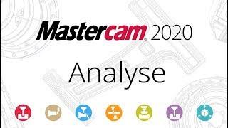 Neu in Mastercam 2020 | Analyse Erweiterungen