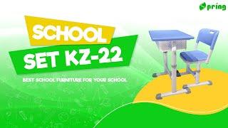 School Set for Primary and Elementary School KZ-22 by SPRING FURNITURE