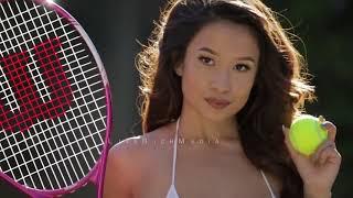 Elizabeth Anne Holland  playing tennis HD