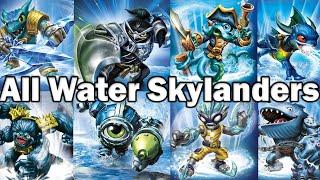 All Water Skylanders on the Portal (from their original games)