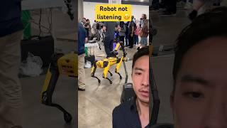 Robot not listening  #robotics #computervision #iros2023