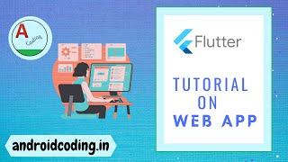 Flutter : Web App tutorial for beginners | Web Development | Added Subtitles | flutter coding