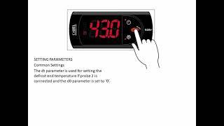 Common Parameter Settings for Norpole Refrigeration Products Using the Carel Easy Controller