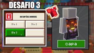 Minecraft Capa eyeblossom Dia 3 Desafio 3: Gana X Monedas en un dia Minecraft bedrock