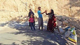 House Roof Cementing is Finished: Atabek's And Shaheen Happiness