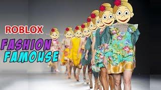 Роблокс ПОКАЗ МОД  Бегаю на КАБЛУКАХ  Бабушка Шошо супер модель в Fashion Famouse roblox