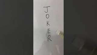 Wait for it | joker drawing #shorts