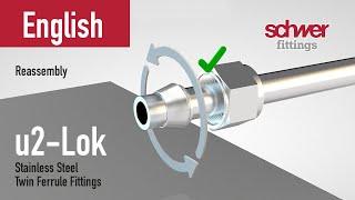 Schwer Fittings: Assembly Instruction for u2-Twin Ferrule Fittings: Reassembly