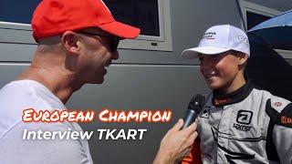 New European Champion | Interview for TKART | Cremona. Italy 2023 | Oleksandr Bondarev