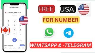 How to Get FREE USA Number  for Verification WHATSAPP & TELEGRAM