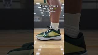 Nike Zoom Freak 5 “Nike By You” On Feet & In Hand Looks - Short Review Part 1/2 #shorts #sneakers