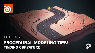 Houdini - Procedural Modeling Tips! - Finding Curvature