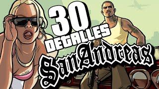 30 DETALLES ALUCINANTES de GTA SAN ANDREAS