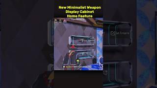 New Minimalist Weapon Display Home feature #pubgmobile #pubghome #pubggunskin