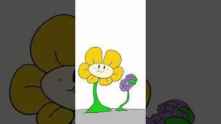 Flowey eats a donut