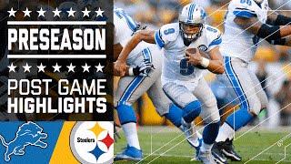 Lions vs. Steelers | Game Highlights | NFL