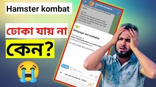 Hamster Kombat এ ঢোকা যায় না কেন?।Hamster Kombat Webpage not available. Tiger Riyad Tech