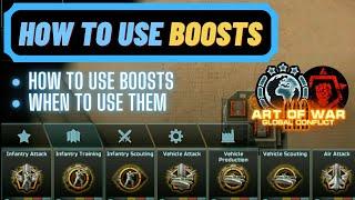 General Guide About Boosts : AOW3: Global Conflict